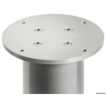 Gamba tavolo tri-telescopica rotonda 12V allum. - immagine 4