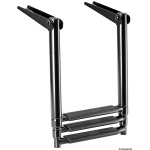 Scaletta Inox Telescopica per plancetta 3 gradini