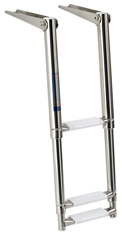 49.541.23_New2016.jpg Scaletta inox telescopica stretta 3 gradini bianchi - immagine 1