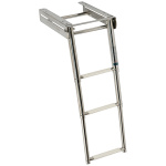 Scaletta inox a scomparsa 3 gradini