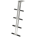 Scaletta Diver telescopica 4 gradini nera - immagine 4