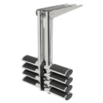Scaletta Diver telescopica 4 gradini nera