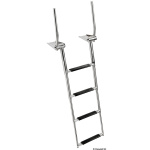 Scaletta telescopica 4 gradini con maniglie