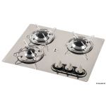 Fornello 3 fuochi 470 x 360 mm