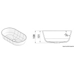 Lavello semiovale in Ocritech bianco 450x260 - immagine 2