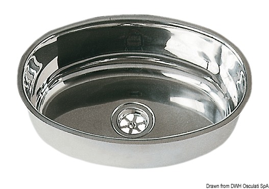 4.0.2 Lavello inox ovale 240 x 375 mm - immagine 1
