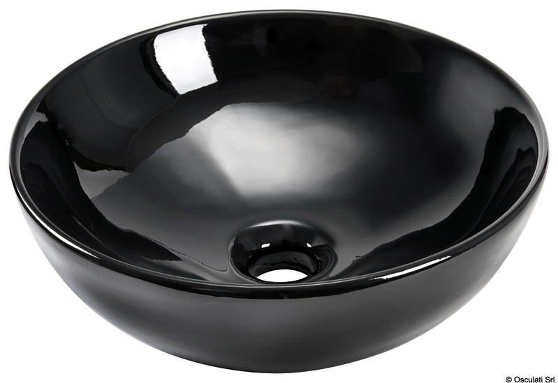 50.188.88_New2021.jpg Lavello semisferico ceramica 365 mm nero - immagine 1