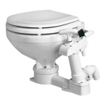 WC manuale compact tavoletta legno