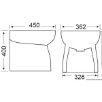 Bidet ceramica alto diritto - immagine 2