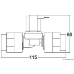 Elettrovalvola Tecma plastica 24 V
