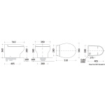 WC Tecma Silence Plus 2G Short 12V Deep Bowl - immagine 2