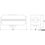 Riscaldatore aria 2D 12V + staffa AT0001 - immagine 3
