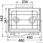 Cucina Compact 2 fuochi + forno - immagine 2