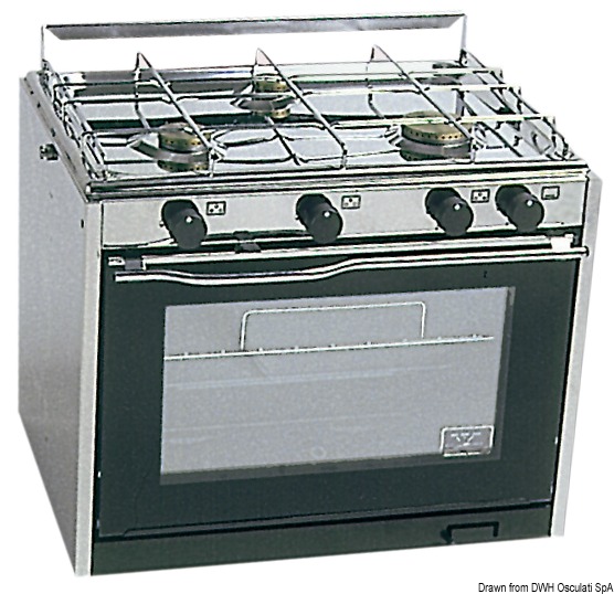 4.0.2 Cucina XL3 Techimpex 3 fuochi con forno - immagine 1
