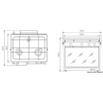 Cucina XL3 Techimpex 3 fuochi con forno - immagine 2