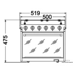 Cucina elettrica con forno - immagine 2