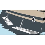 Coppia lame flap inox 75 x 23 cm - immagine 2