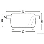 Silenziatore di scarico diam. 51 mm - immagine 2