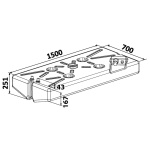Serbatoio carburante Polietilene 187 l - immagine 2
