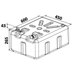 Serbatoio carburante Polietilene 60 l - immagine 2