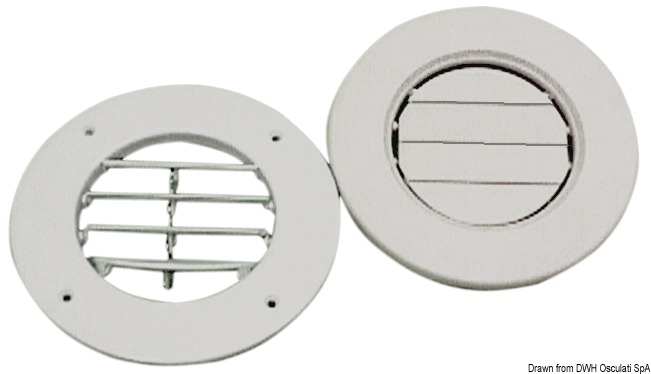 53.301.75-77.jpg Griglia ABS bianco 163 mm - immagine 1