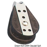 Bozzello sfere 1 puleggia fisso 6x22