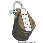 Bozzello sfere 2 pulegge grillo 12x57
