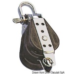 Bozzello sfere 2 pulegge grillo arricavo 8x28