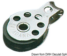 4.2.7 Bozzello 1 puleggia 6x25 - immagine 1