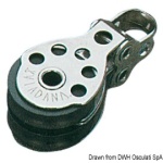 Bozzello 2 pulegge 6x25