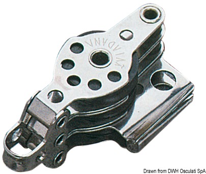 4.2.7 Bozzello 3 pulegge strozzascotte arricavo 6x25 - immagine 1
