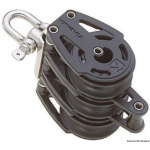Bozzello 3 pulegge (testa universale) arricavo A