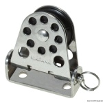Bozzello verticale pivotante Ø mm 28 per cime mm 8