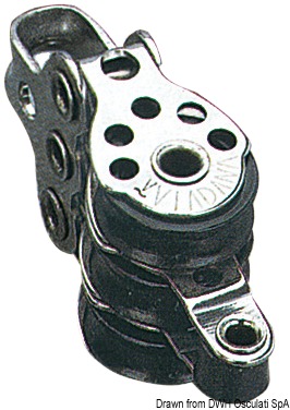 4.2.7 Microbozzello inox 3 pulegge arricavo 17x5 - immagine 1