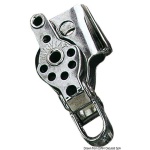 Bozzello inox 2 pulegge arricavo strozzatore 17x5