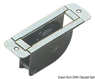 4.2.7 Bozzello inox incasso 1 puleggia 38x8 - immagine 1