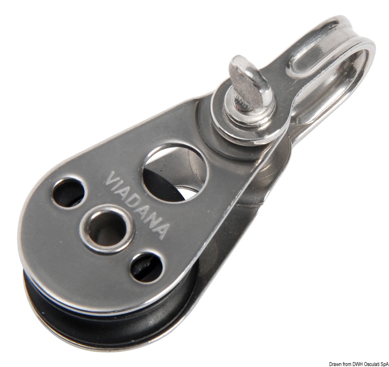 55.511.73.jpg Bozzello inox 1 puleggia 25x4 - immagine 1