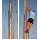 Scala antitorsione per albero da 10 m (lunghezza scaletta 8,80 m) - immagine 5
