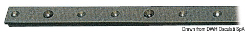 4.2.7 Rotaia lega leggera anodizzata 22x3 mm 2 m - immagine 1