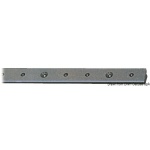 Rotaia lega leggera anodizzata 25x4 mm 2 m