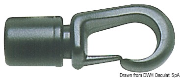 4.0.2 Gancio nylon a scatto 5/6 mm cf. 20 pz - immagine 1