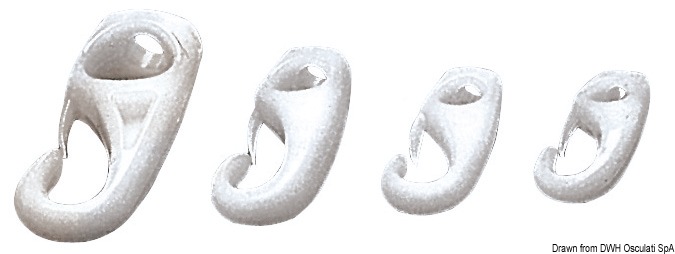 4.0.2 Gancio nylon a nodo 4 mm - immagine 1