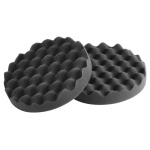 Tamponi in schiuma per lucidatrice nero 150x30 mm (cf da 2 pz) bugnato morbido - immagine 5