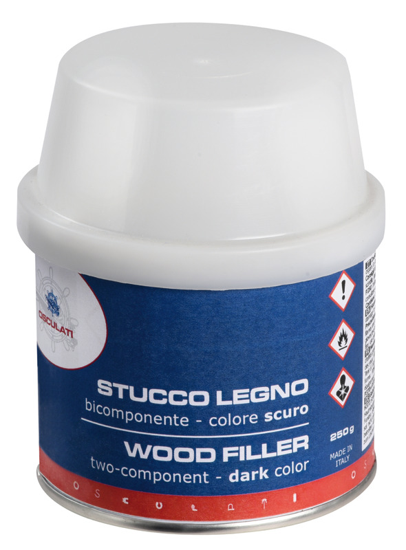 65.520.14_New2019.jpg Stucco legno bicomponente scuro 150 ml - immagine 1