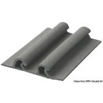 Profilo doppio 115x21,4 mm grigio
