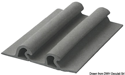 66.023.02.jpg Profilo doppio 115x21,4 mm grigio - immagine 1