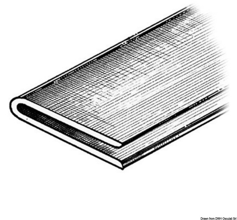 66.026.01b.jpg Profilo grigio chiaro RAL 7035 2x2x40 mm - immagine 1