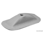 Portascalmo rettangolare grigio RAL 7035