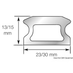Rotaia forata 2 3026 mm