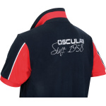 Polo Sport Osculati 2021 blu e rossa donna - immagine 5